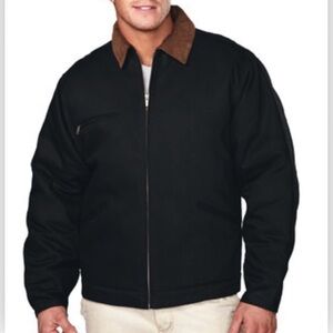 Tri-Mountain 4800 Men's Cotton Canvas Work Jacket With Quilted Lining